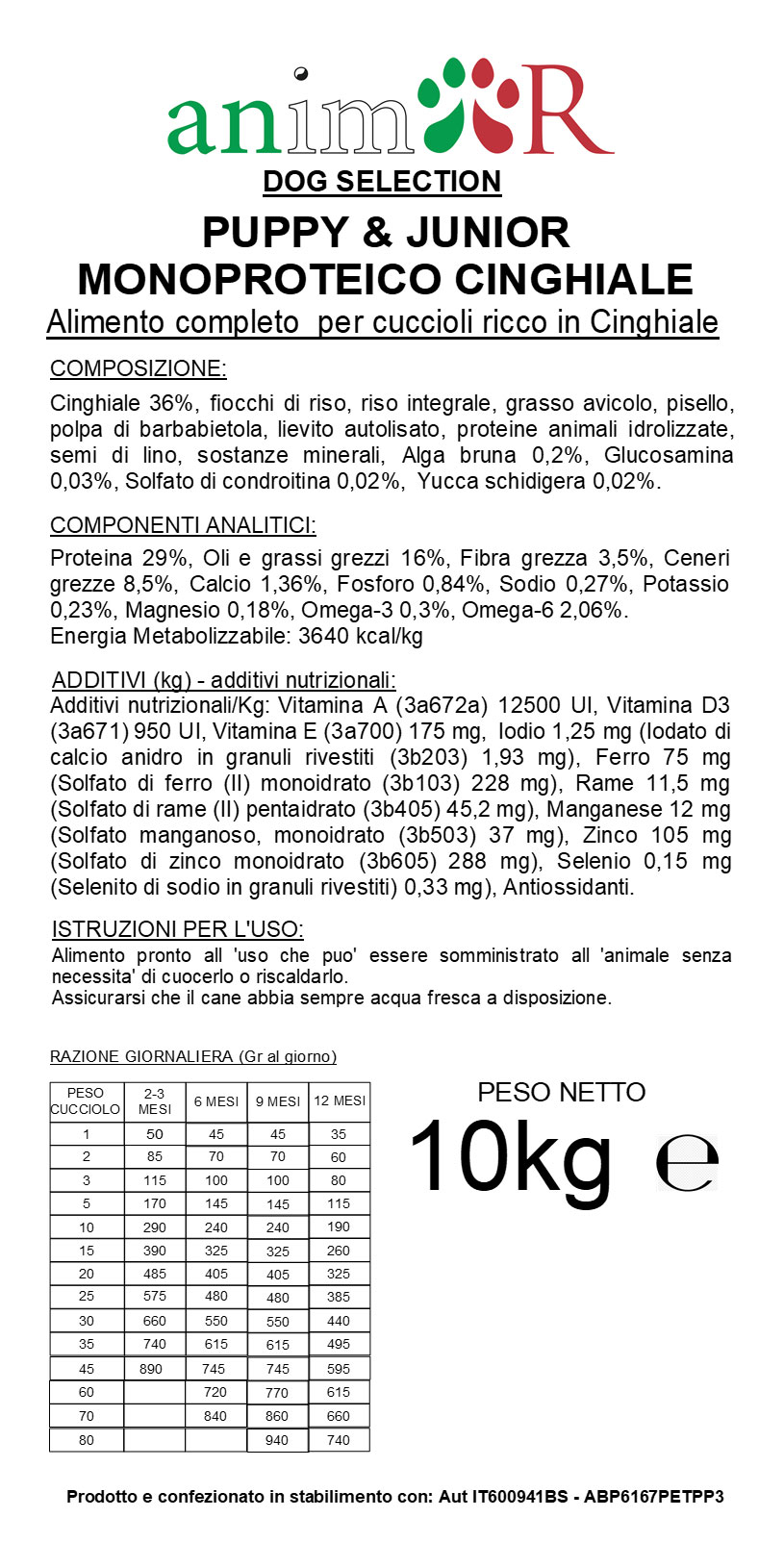 Cinghiale, Junior, sacco 10kg - immagine 3