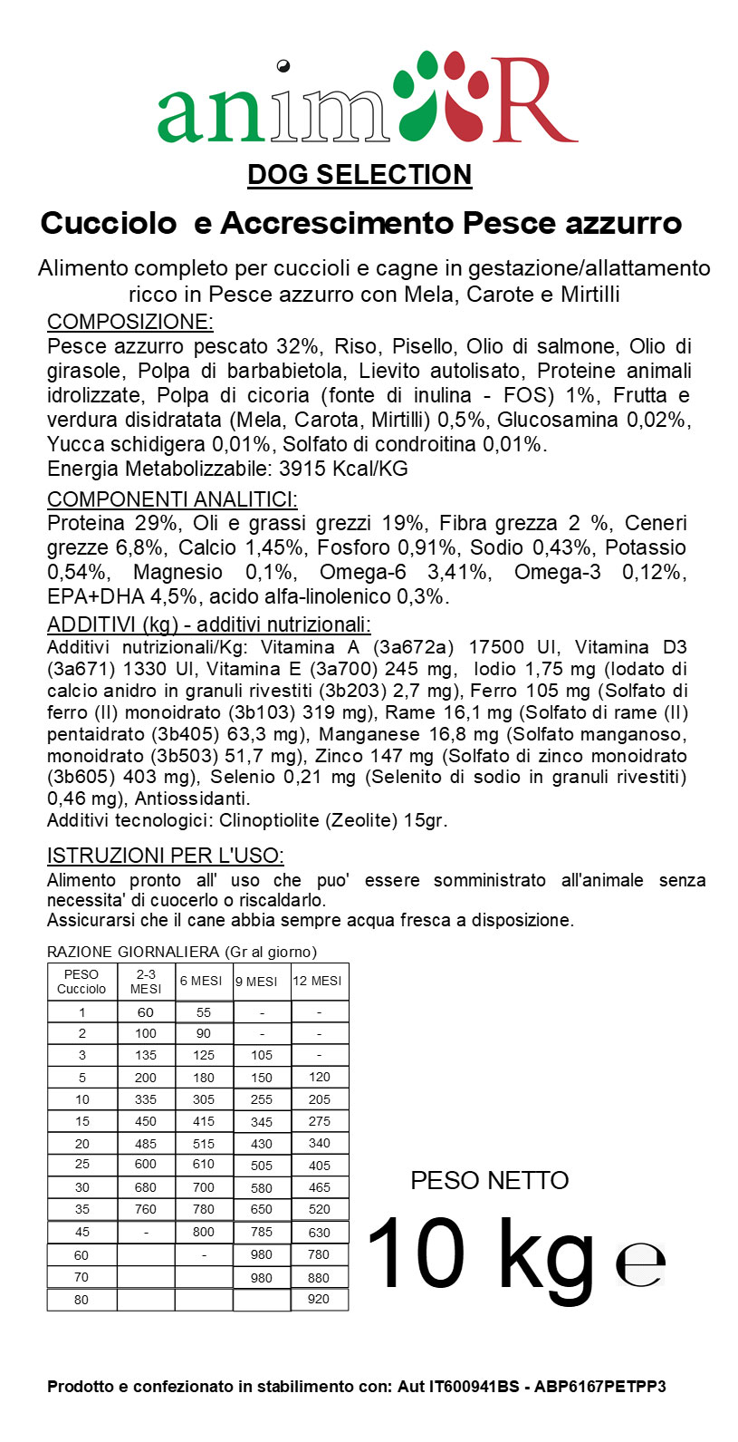 Pesce Azzurro, Junior, sacco 10kg - immagine 3