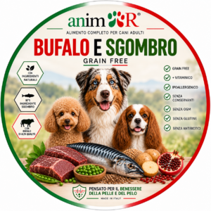 GRAIN FREE Bufalo e Sgombro, Adult, sacco 10kg - immagine 1
