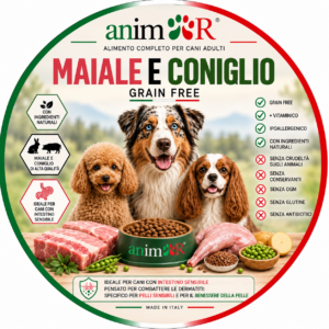 GRAIN FREE Maiale e Coniglio, Adult, sacco 2kg - immagine 1