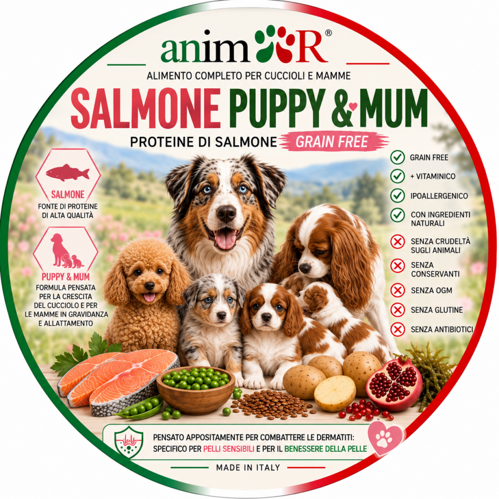 GRAIN FREE Salmone, Puppy&Mom, sacco 10kg