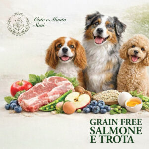GRAIN FREE Salmone e Trota, Adult,  sacco 10kg