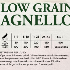 Low Grain Agnello, Adult, sacco 10kg - immagine 2