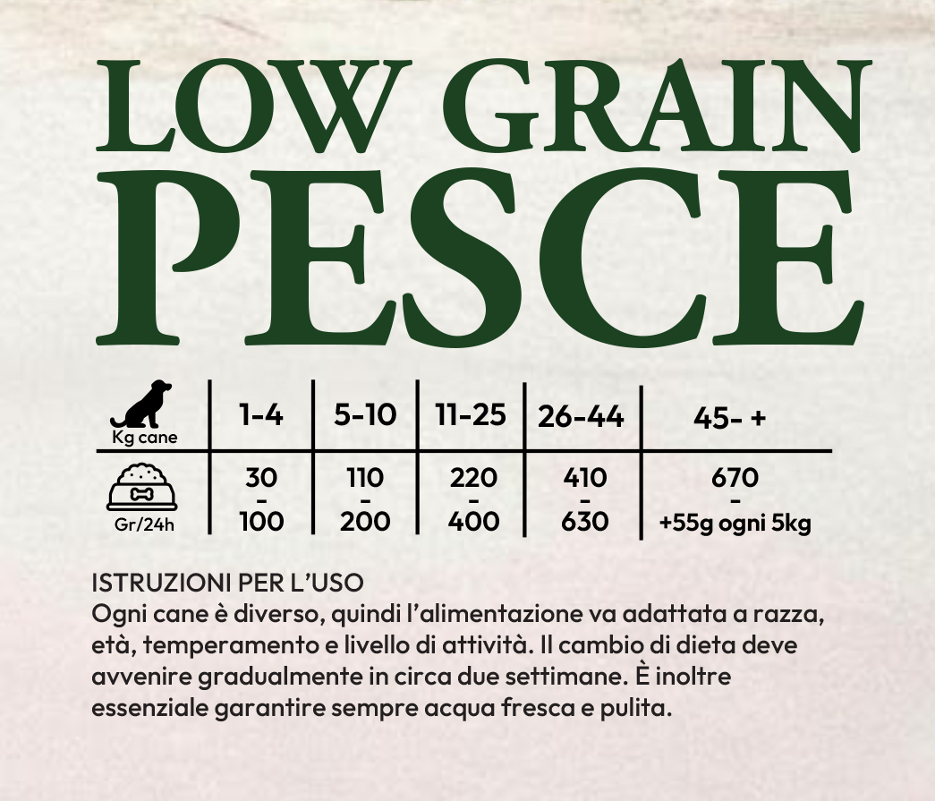 Low Grain Pesce, Adult, sacco 1,5kg - immagine 3