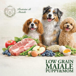 Low Grain maiale,Puppy & mum, sacco 10kg