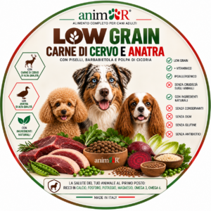 Low Grain Carne di cervo e anatra, Adult, sacco 10kg - immagine 1