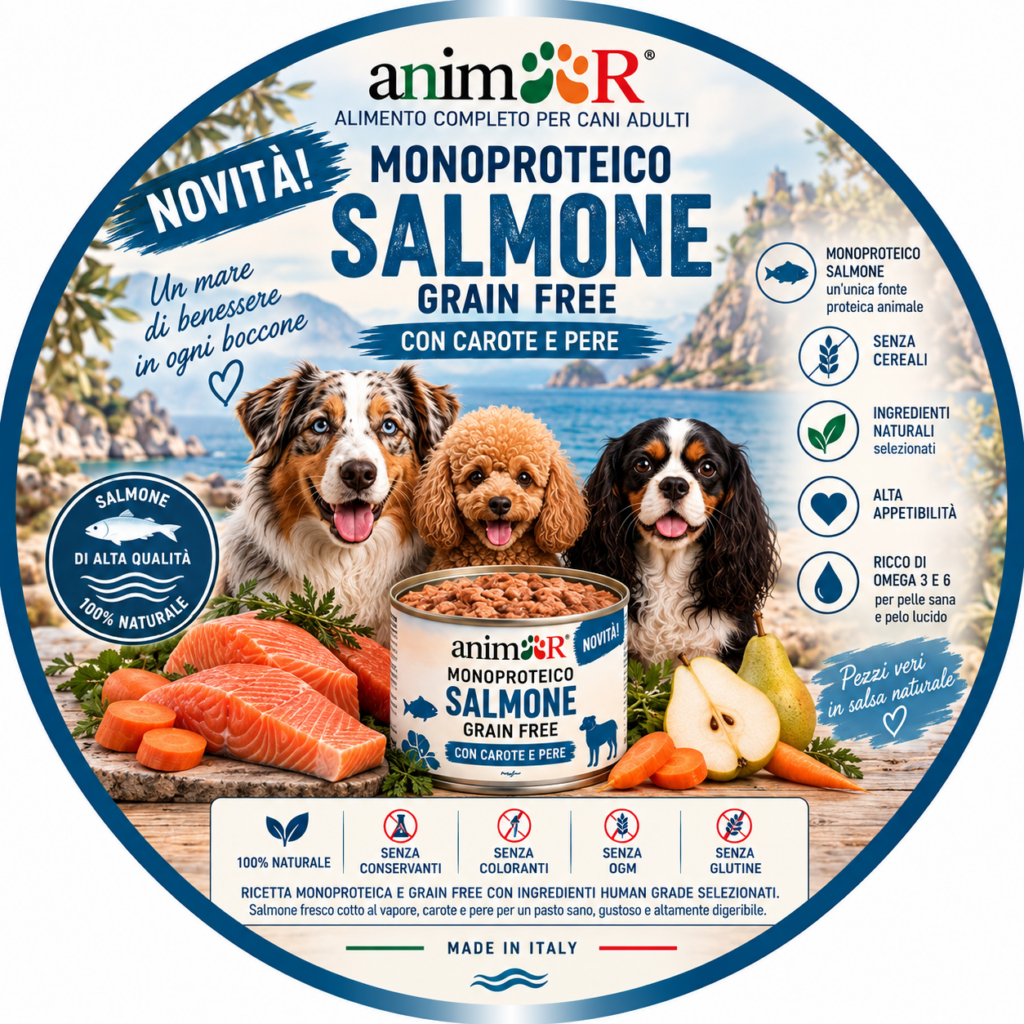 Umido Monoproteico Salmone Grain Free - Adult - 400g
