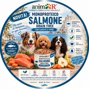 Umido Monoproteico Salmone Grain Free - Adult - 400g - immagine 1