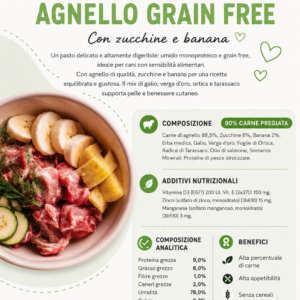 Umido Monoproteico Agnello Grain Free - Adult - 400g - immagine 3