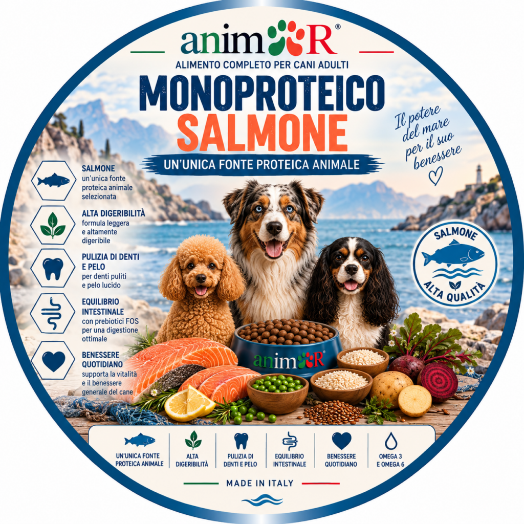 Monoproteico salmone, Adult, sacco 10kg