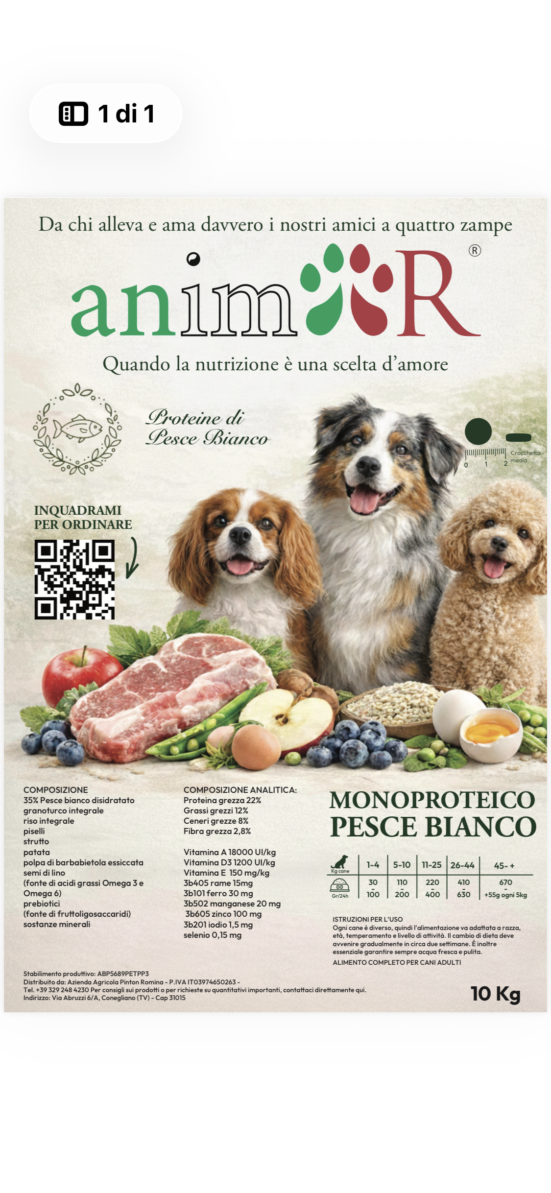 Monoproteico Pesce Bianco, Adult, sacco 10kg - immagine 2