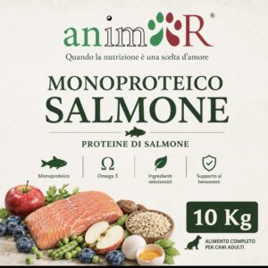 Monoproteico salmone, Adult, sacco 10kg