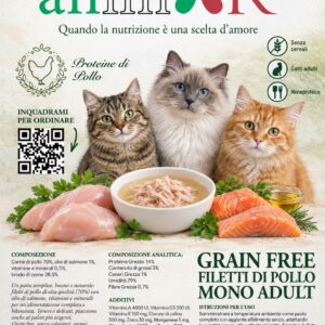 Umido Grain free Filetti di pollo - 70g - immagine 2